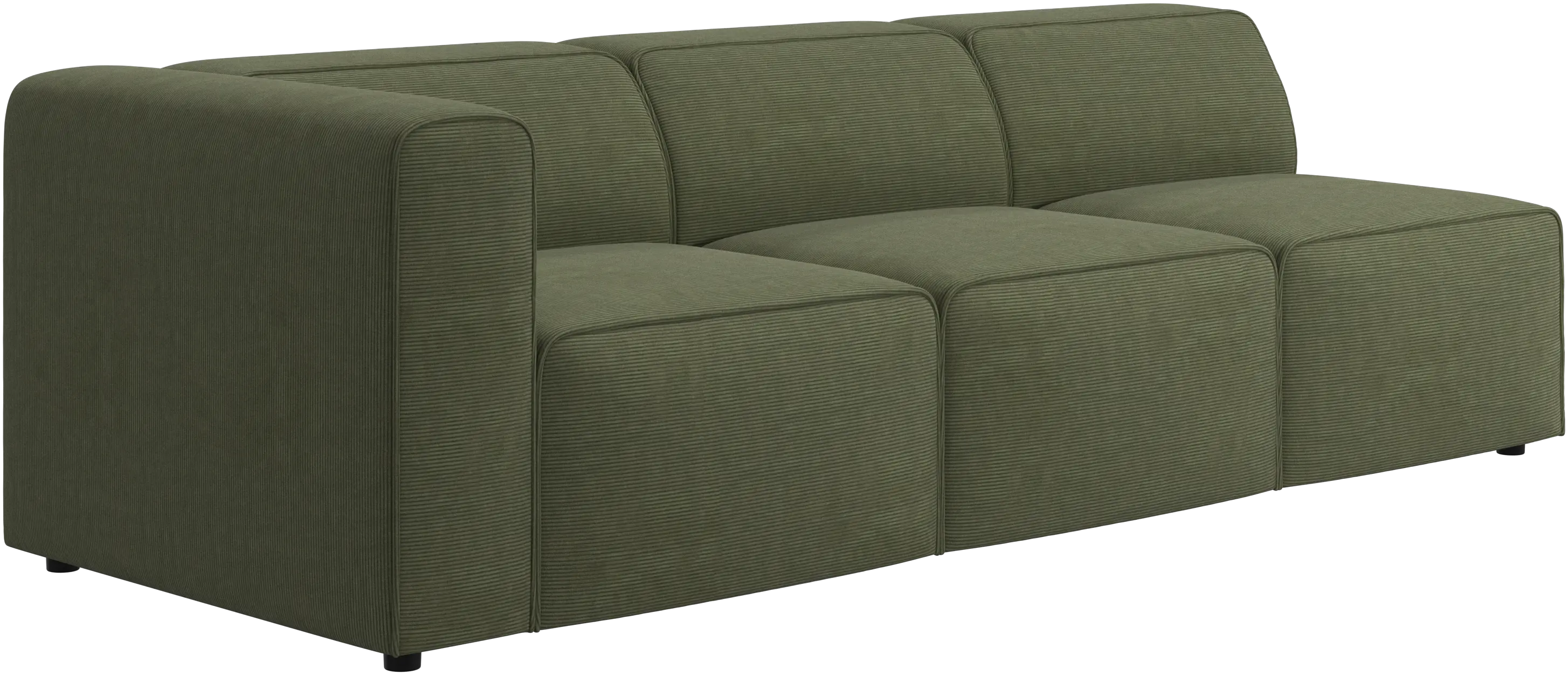 ボーコンセプトのファブリック3人掛けソファ　シルバー　グレー　ガラステーブル付 ボーコンセプトのファブリック3人掛けソファ シルバー グレー